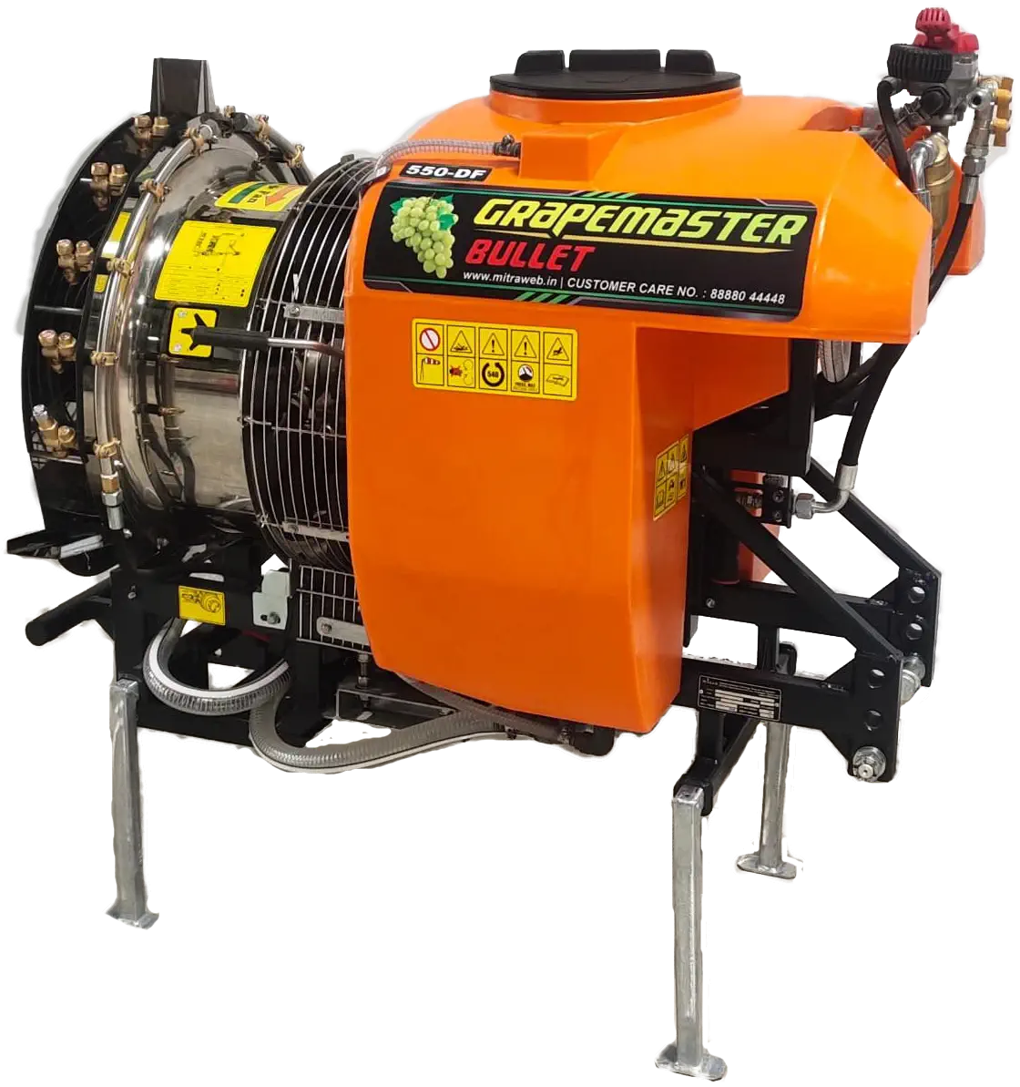 Tractor mounted sprayer