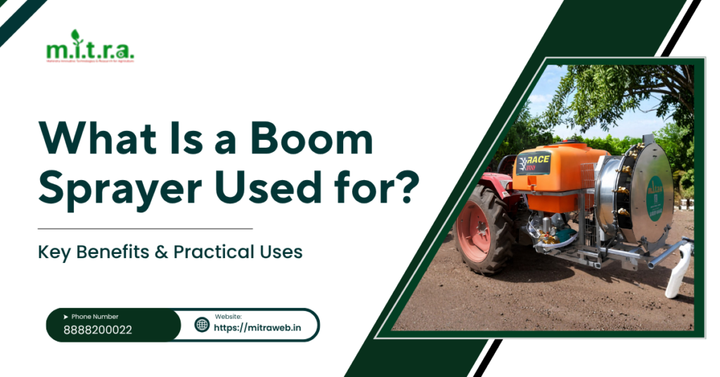 What Is a Boom Sprayer Used for?